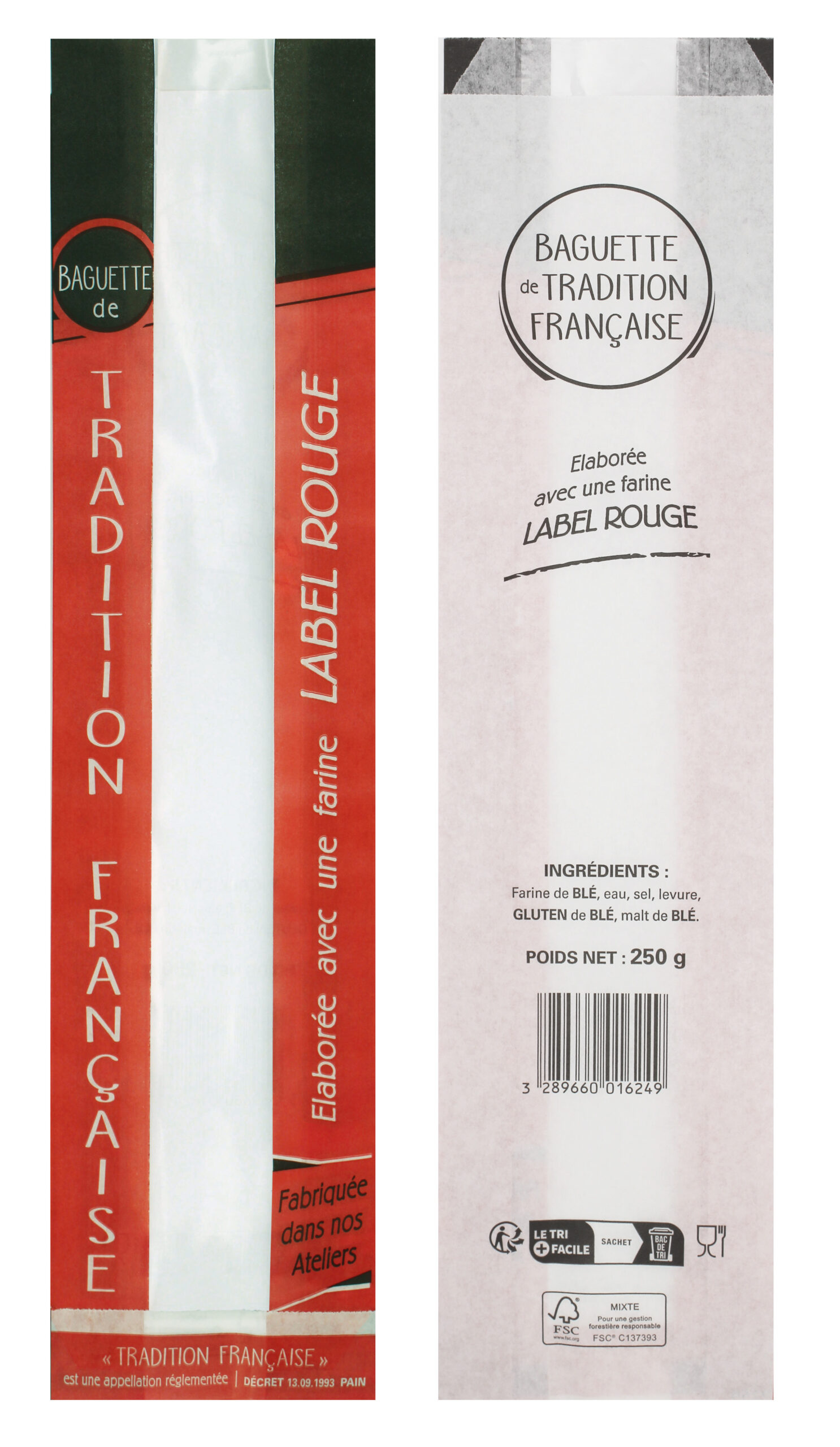 BAGUETTE TRADITION FRANCAISE LABEL ROUGE