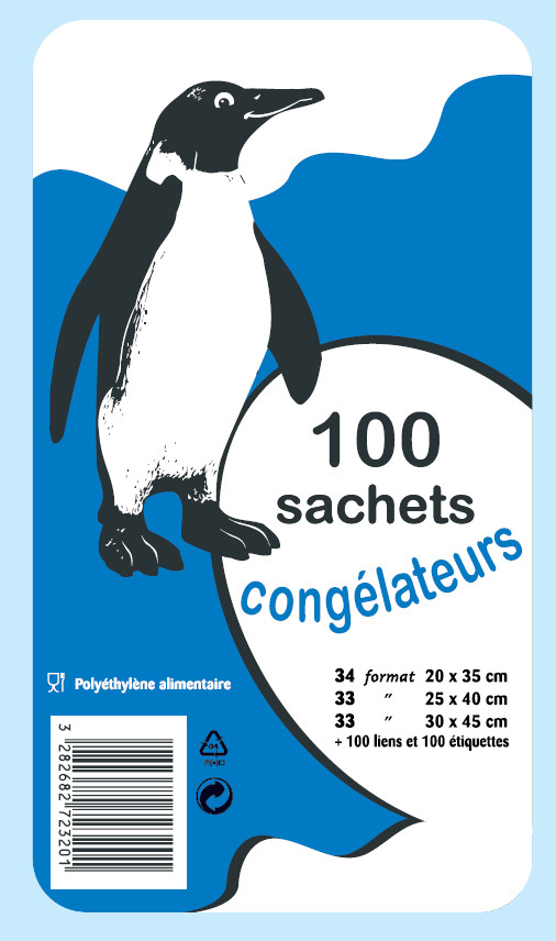 100 POCHETTES CONGELATION